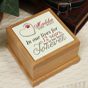 Personalized Memorial Wooden Pet Urn Gifts