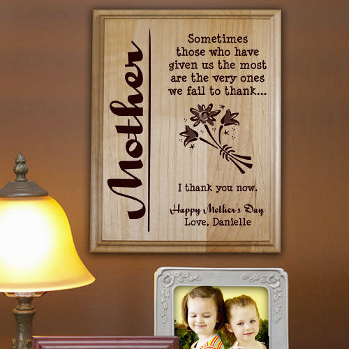 Personalized Mother Plaque