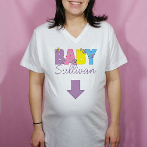 Personalized Maternity Shirts | GiftsForYouNow
