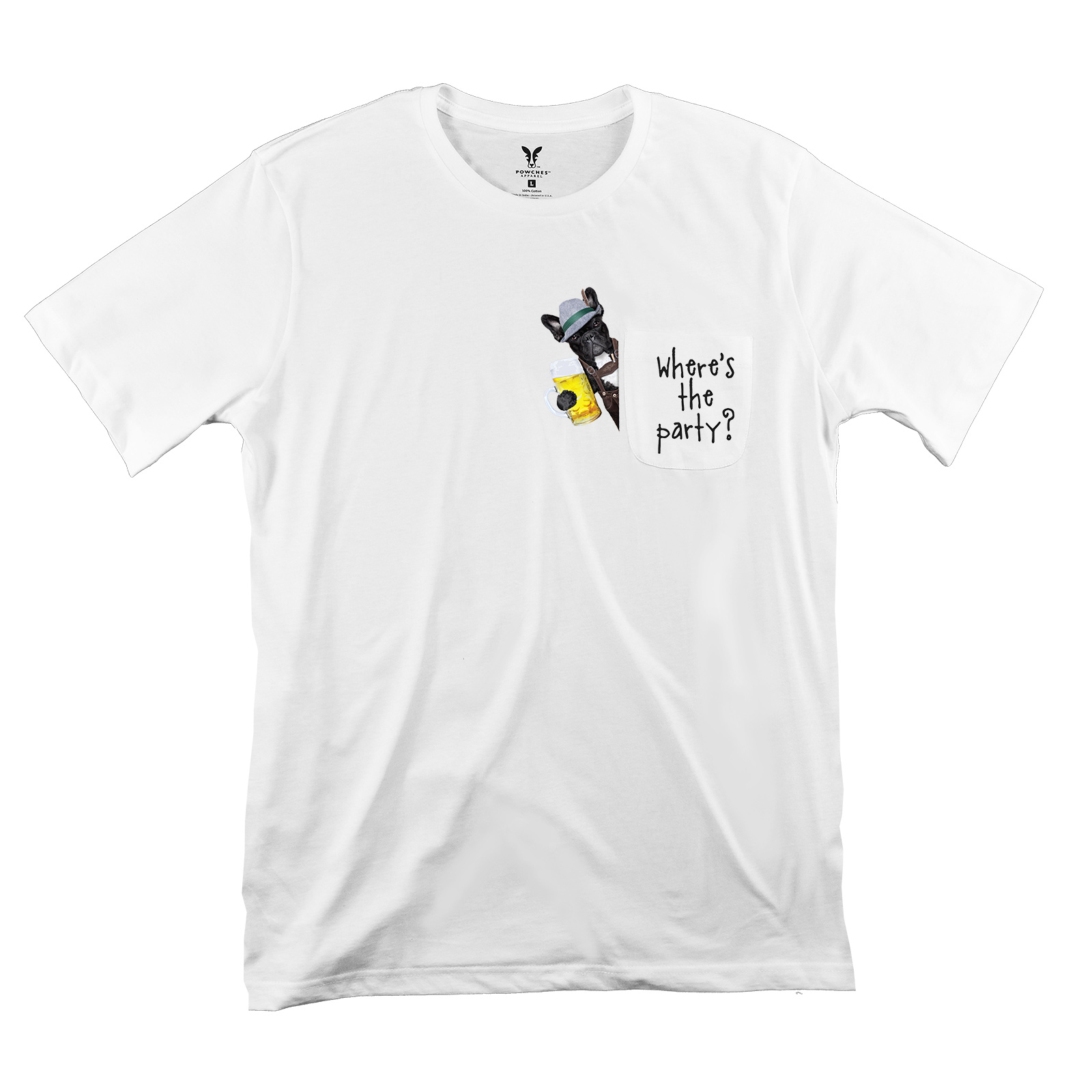 Where's The Party Pocket T-Shirt PT311075X