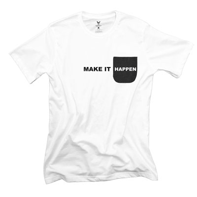Make It Happen Pocket T-Shirt PT311081X