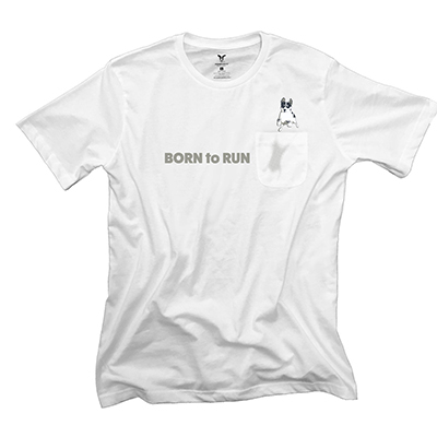 Born To Run Mens Pocket T-shirt PT311089X