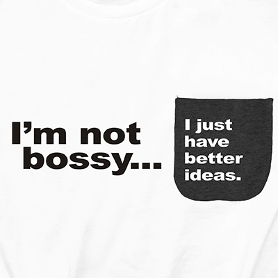 I'm Not Bossy Pocket T-Shirt PT311212X