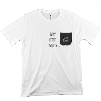 Why Limit Happy Mens Pocket T-Shirt PT311214X