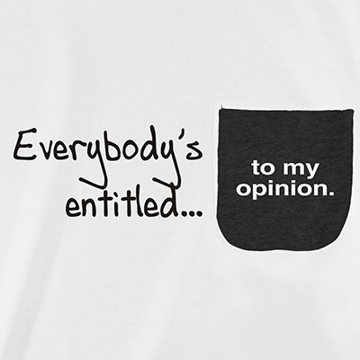Everybody's Entitled Pocket T-Shirt PT311215X