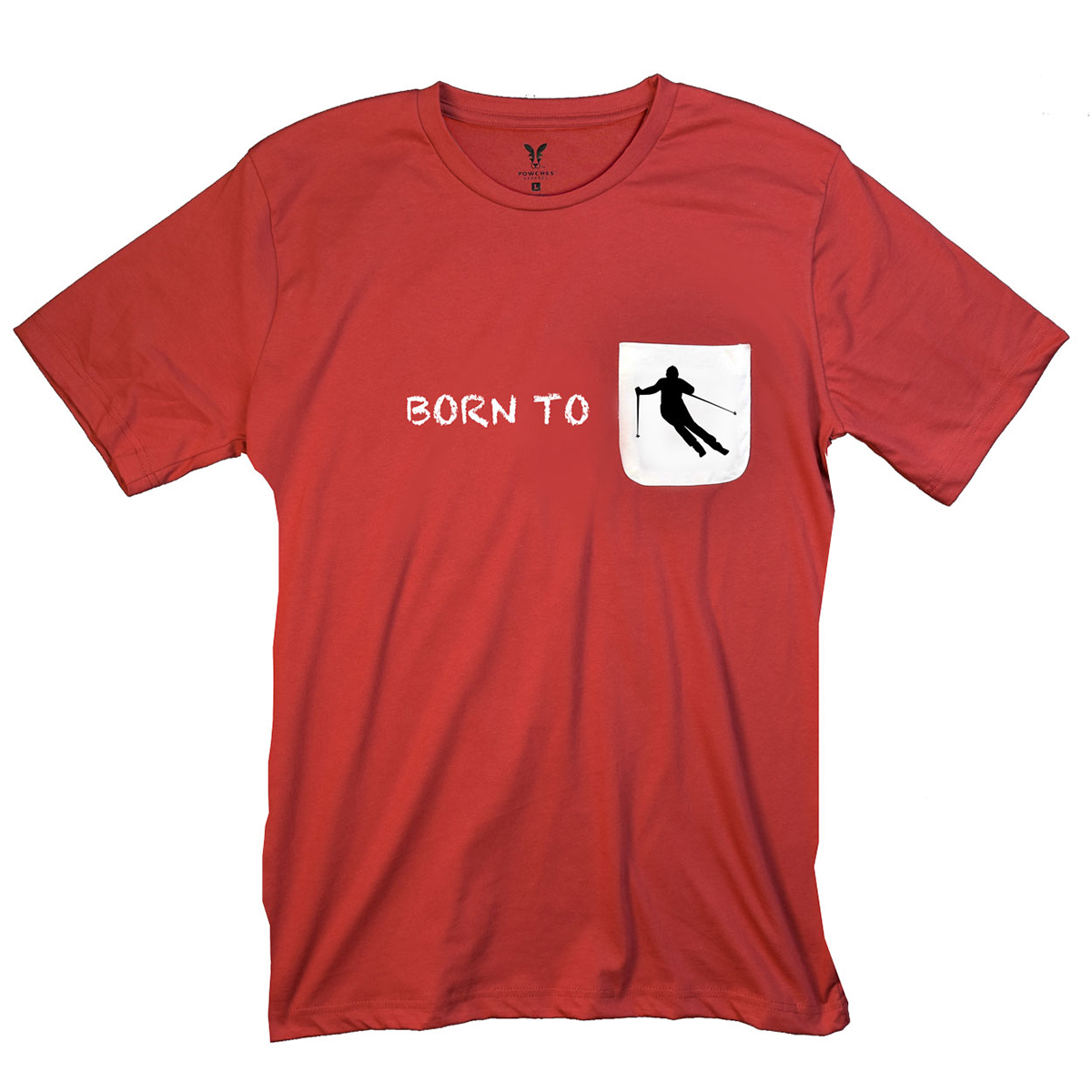 Born to Ski Pocket T-Shirt PT311305X