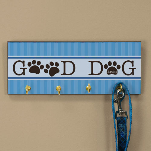 personalized leash holder