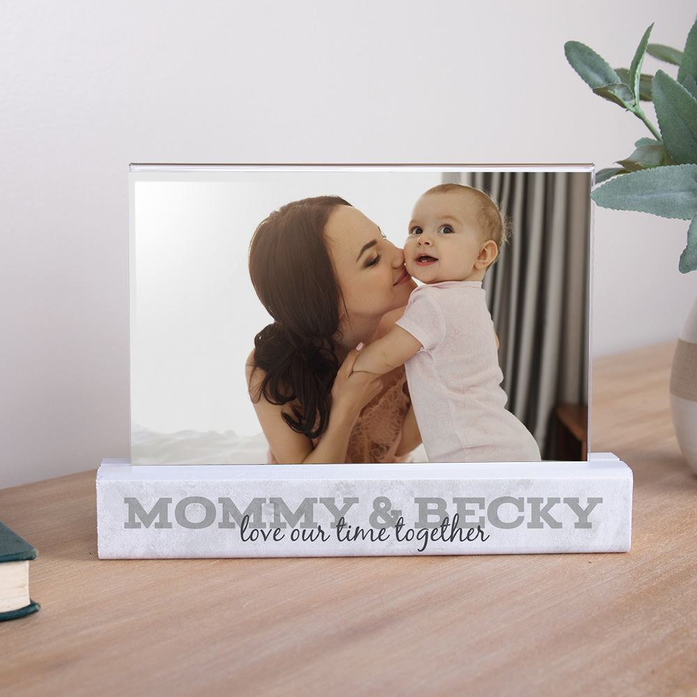 Personalized Any 2 Line Message Photo Holder