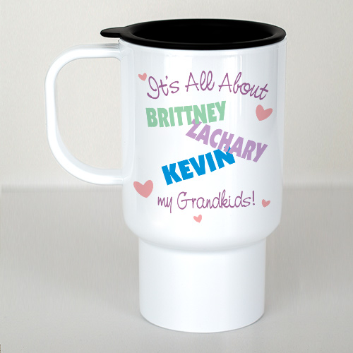 Personalized It's All About Travel Mug | Personalized Gifts for Grandma