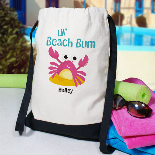 Beach Bum Personalized Sports Backpack CSP835382x