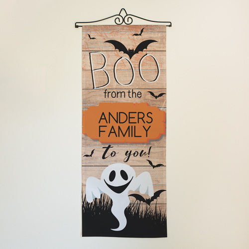 Personalized Halloween Wall Flag