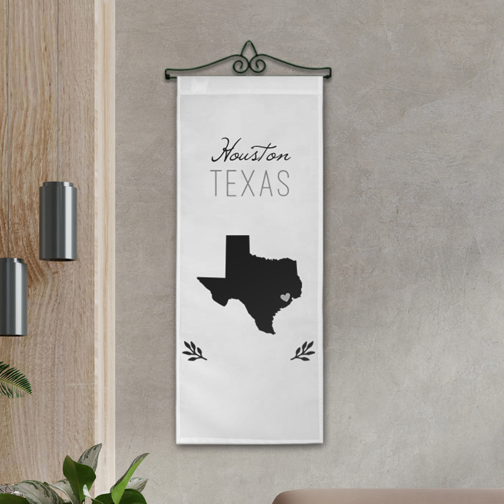 Personalized City And State Symbol Wall Hanging U15743111