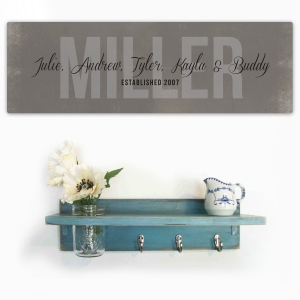 Image of Family Name Wall Sign