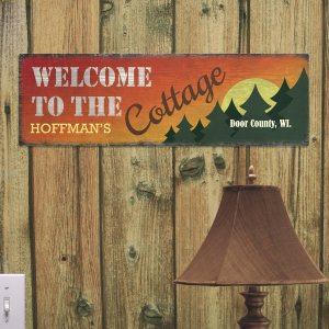 Image of Personalized Cottage Wall Sign