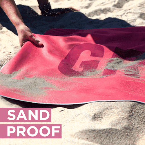 Personalized Glitter Sand-Free Beach Towel