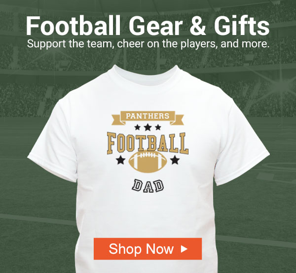 Custom Football Apparel and Gifts