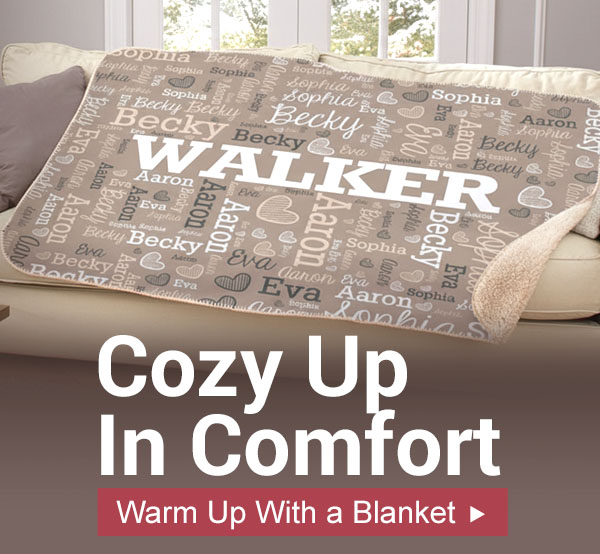 Personalized Throw and Sherpa Blankets