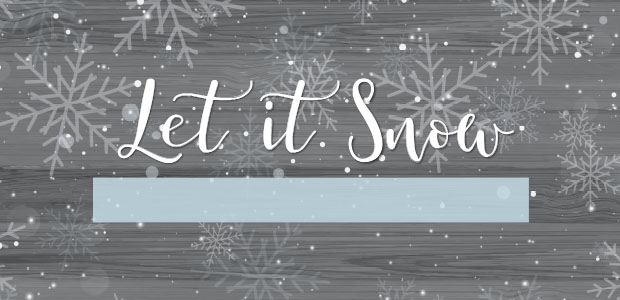 Let It Snow Decorations