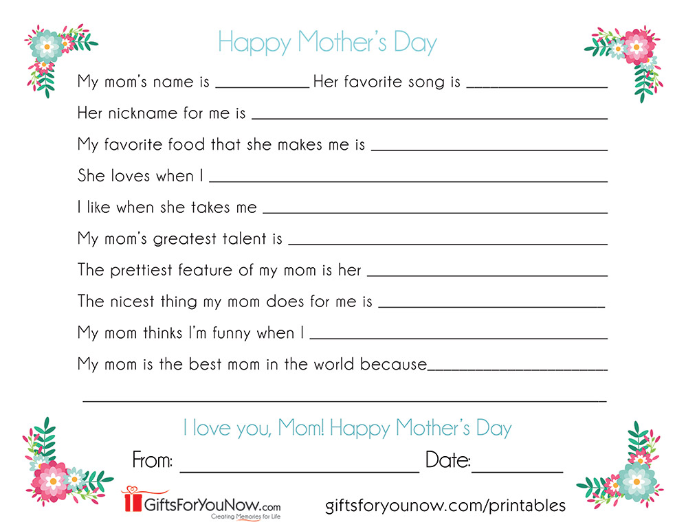 2 Free Printable Mother S Day Certificates Giftsforyounow