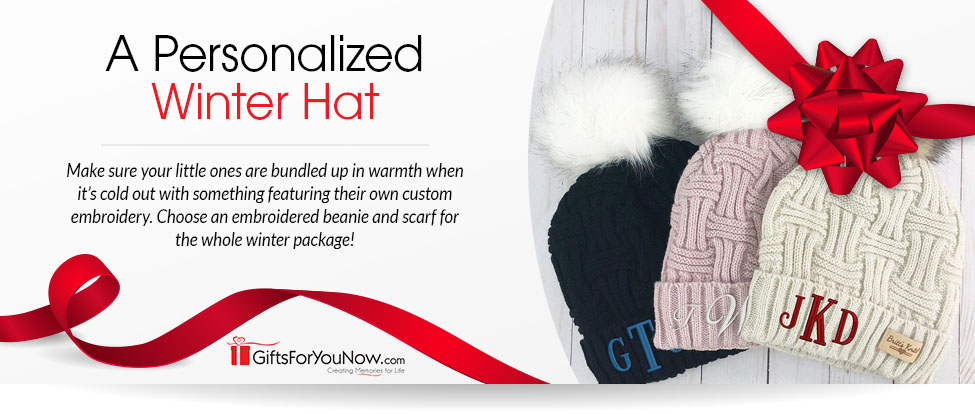 personalized winter hat