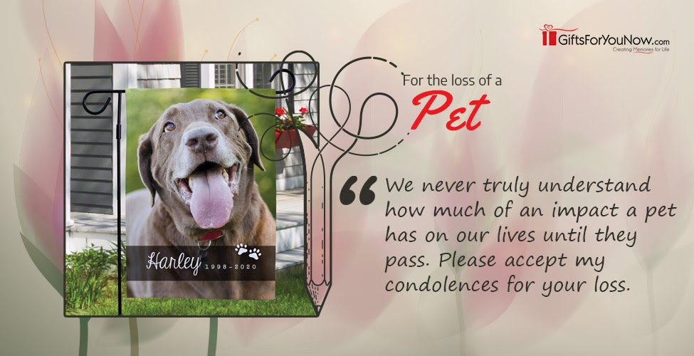 condolences for the loss of a pet