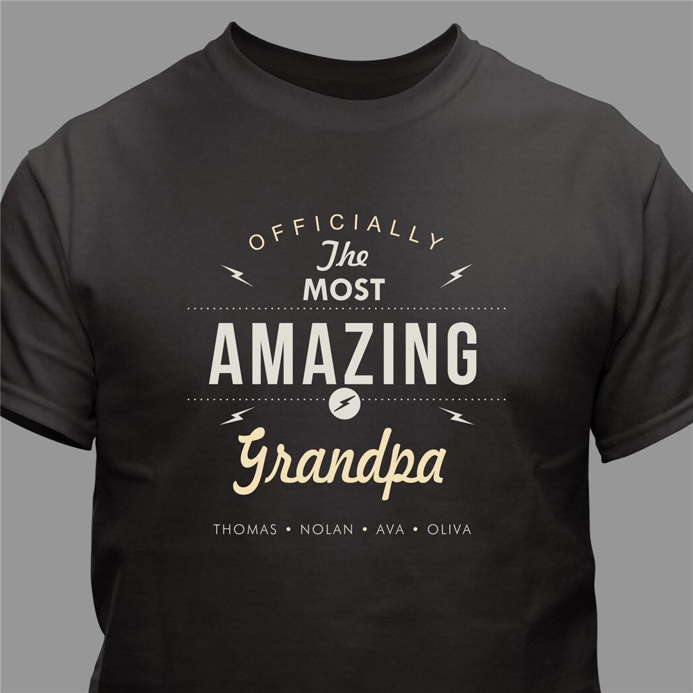 Personalized T-shirt For Daddy | Most Amazing Dad Gifts