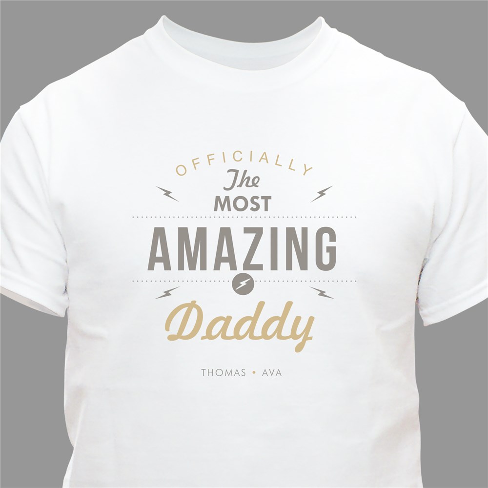Personalized T-shirt For Daddy | Most Amazing Dad Gifts