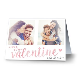 Be My Valentine Card | Personalized Valentine’s Day Cards
