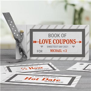Personalized Love Coupon Book For Him | Personalized Valentine’s Day Gifts