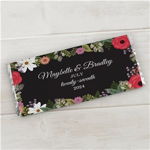 Personalized Wedding Floral Candy Bar Wrappers 11040015X