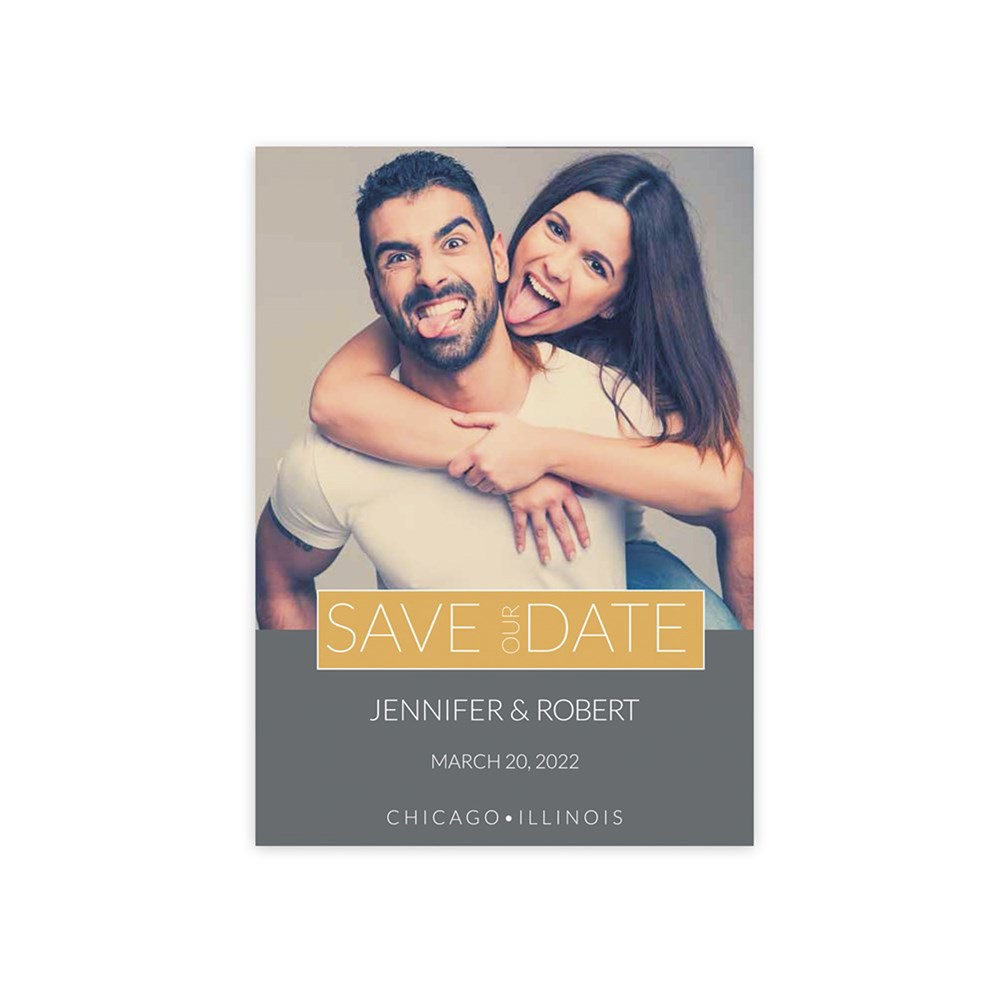 Personalized Save our Date Photo Card 11045510X