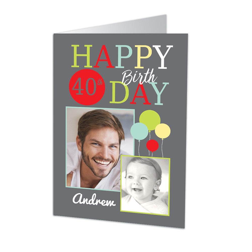 Birthday Photo Collage Card