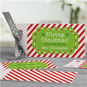 Personalized Christmas Coupon Book | Personalized Coupon Book