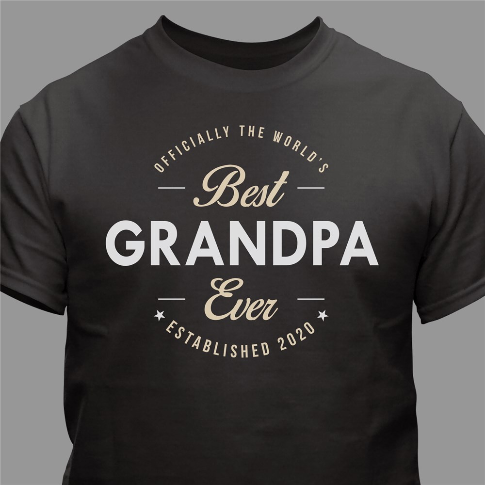 Personalized Grandpa Shirts | Personalized Shirts For Guys