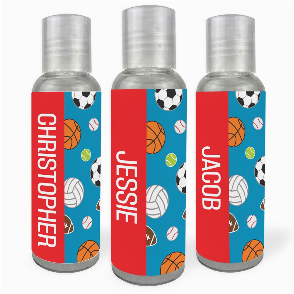 Personalized Sports Hand Sanitizer