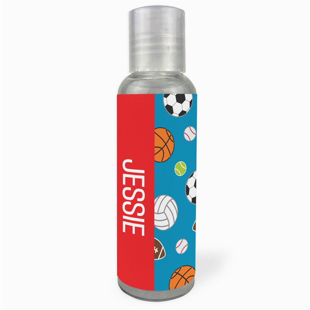 Personalized Sports Hand Sanitizer
