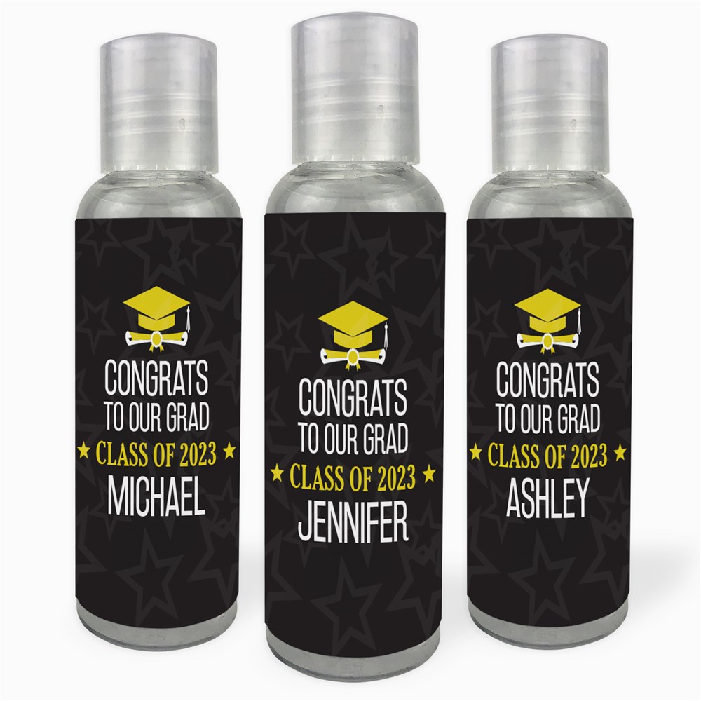 Personalized Congrats Grad Hand Sanitizer