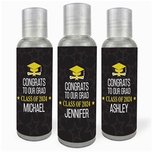 Personalized Congrats Grad Hand Sanitizer