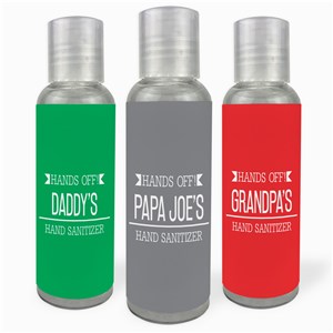 Personalized Hands Off Hand Sanitizer