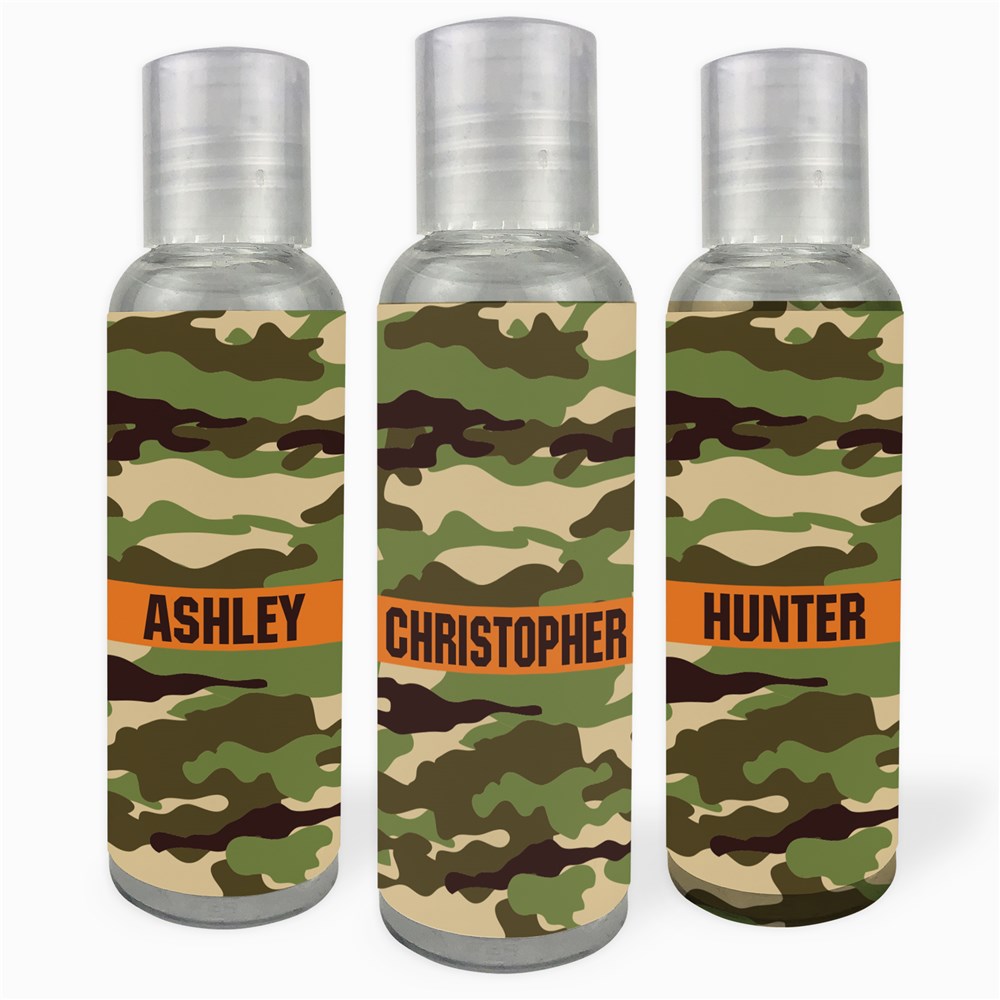 Personalized Camo Hand Sanitizer