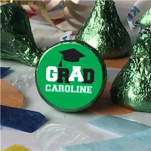 Personalized Block Grad Candy Labels