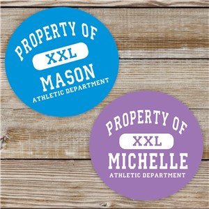 Personalized Property Of Labels | Custom Printed Labels