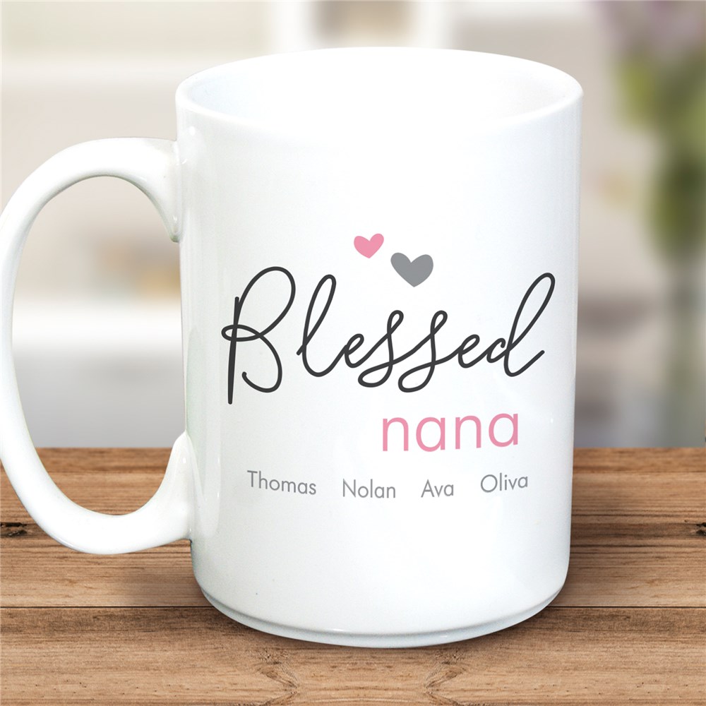 Personalized Blessed Coffee Mug