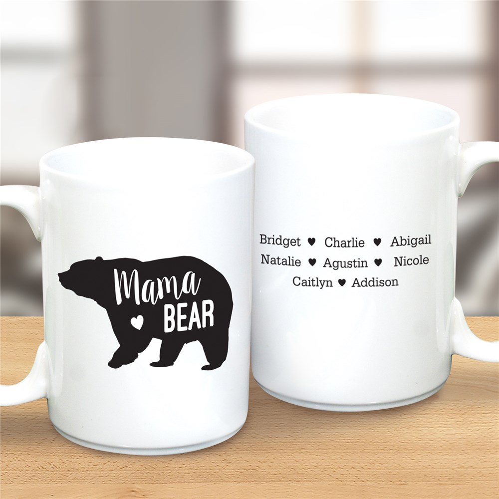 Personalized Mama Bear Latte Mug | Personalized Mug