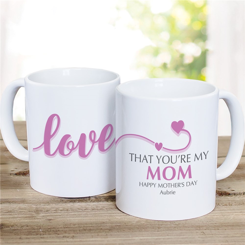i love my mom mug