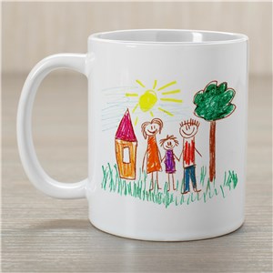 Personalized Kid's Art Coffee Mug