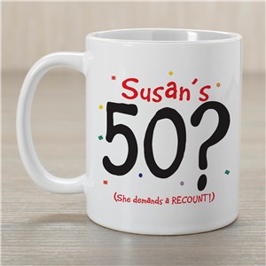 Demands A Recount Coffee Mug | Customizable Coffee Mugs