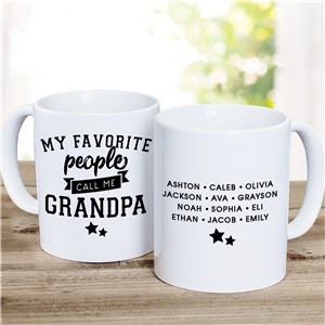 Father's Day Coffee Mug | My Favorite People Call Me Mug