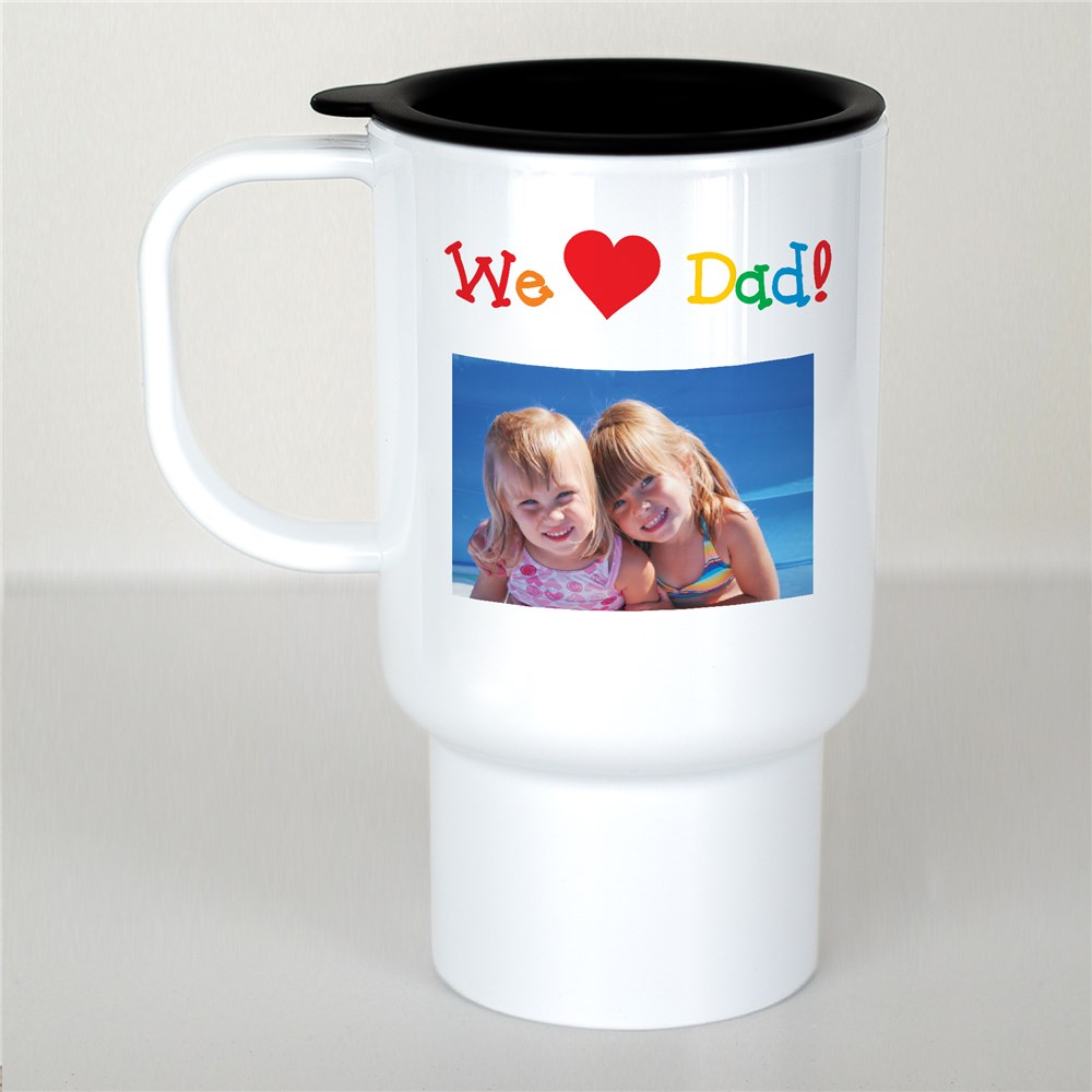 Personalized Photo Travel Mug for Dad GiftsForYouNow