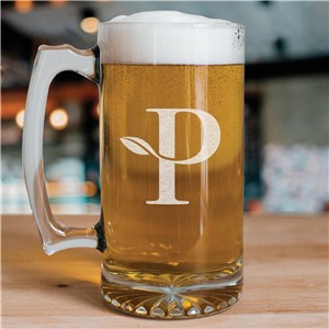 Engraved Corporate Logo Beer Mug